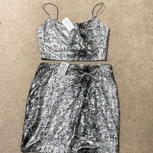 Snake skin two piece